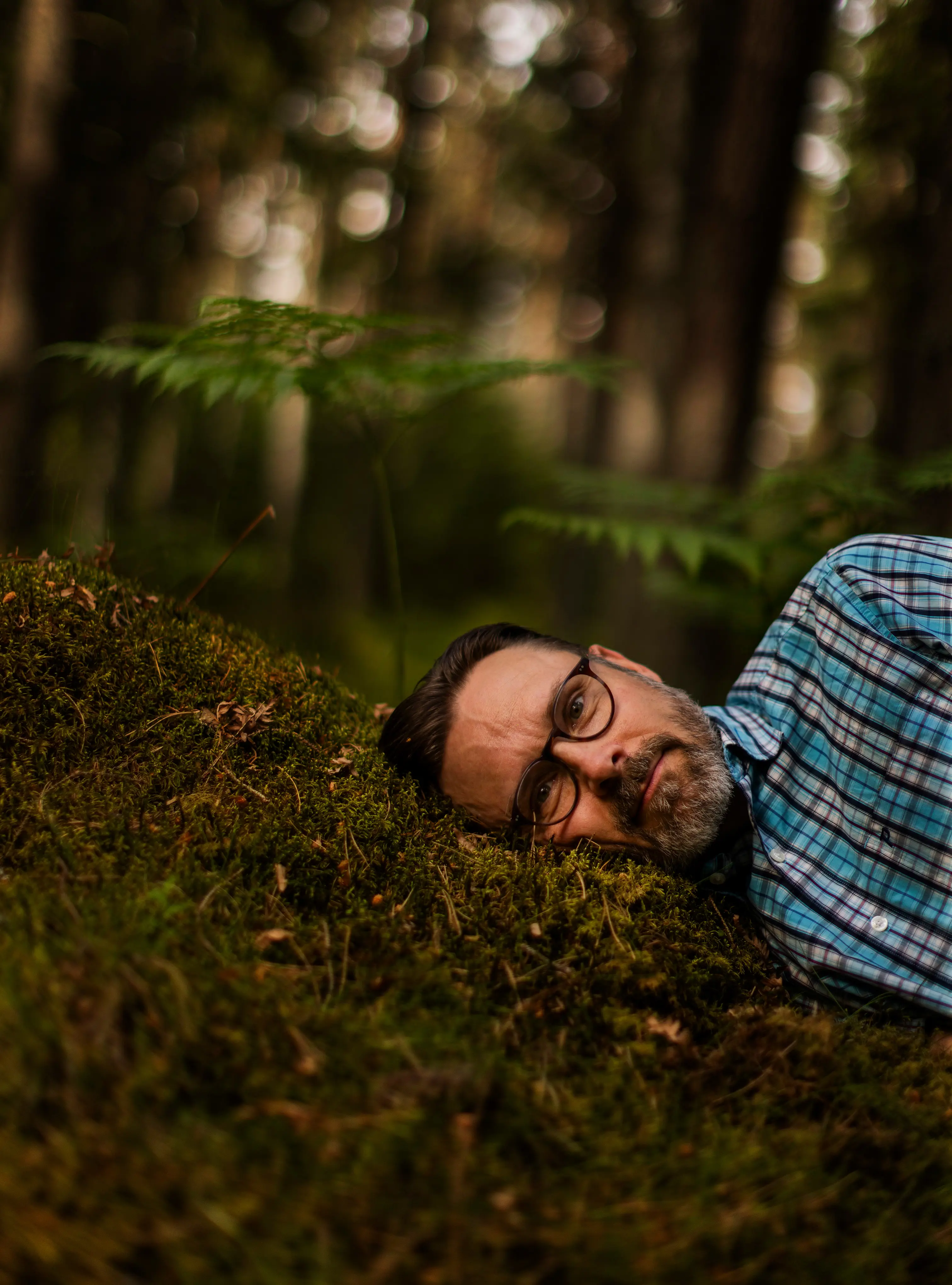 Joan Njunjes, skogvaktare vid Statens fastighetsverk.