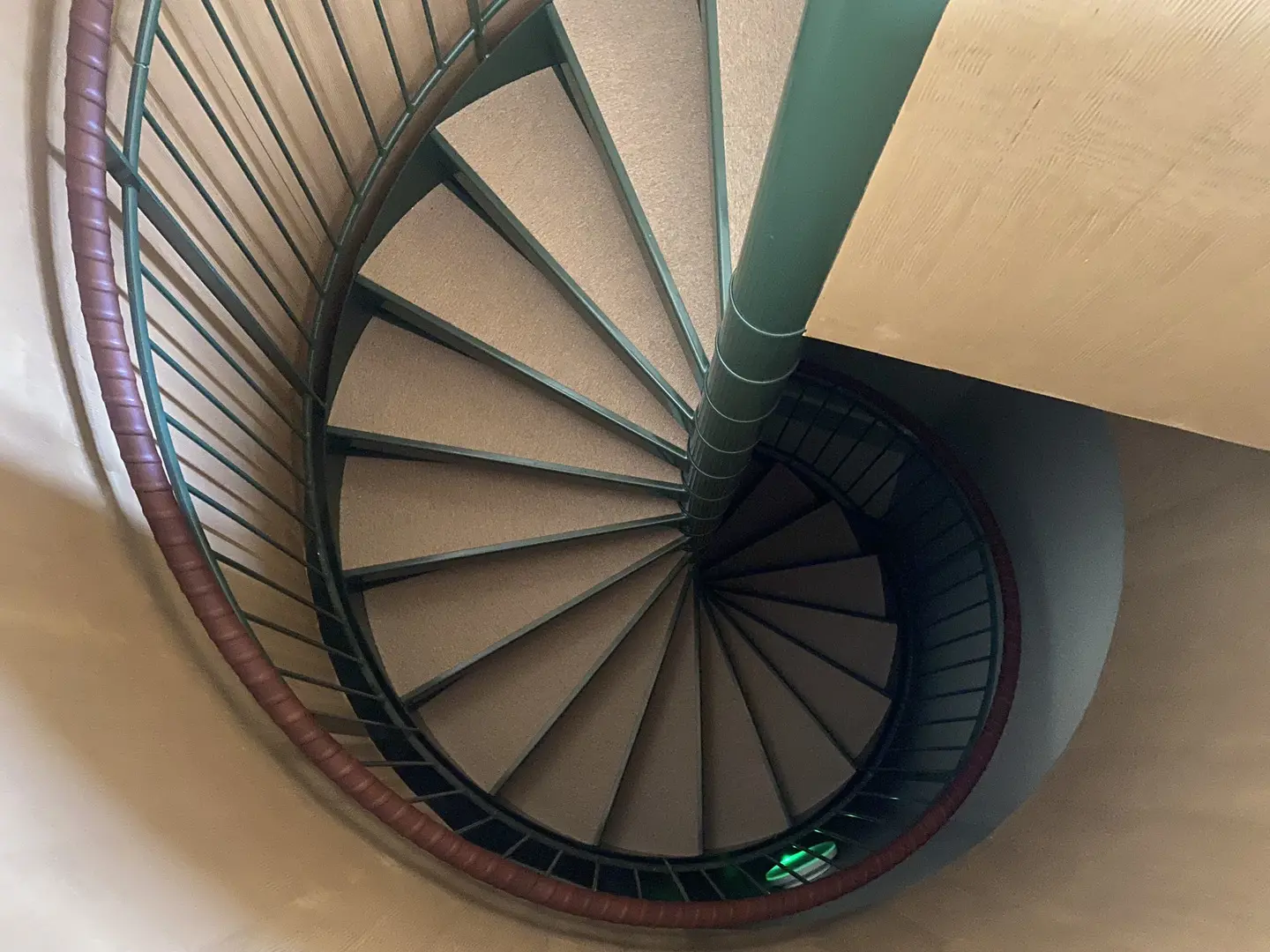 Spiraltrappa på Roggeborgen.
