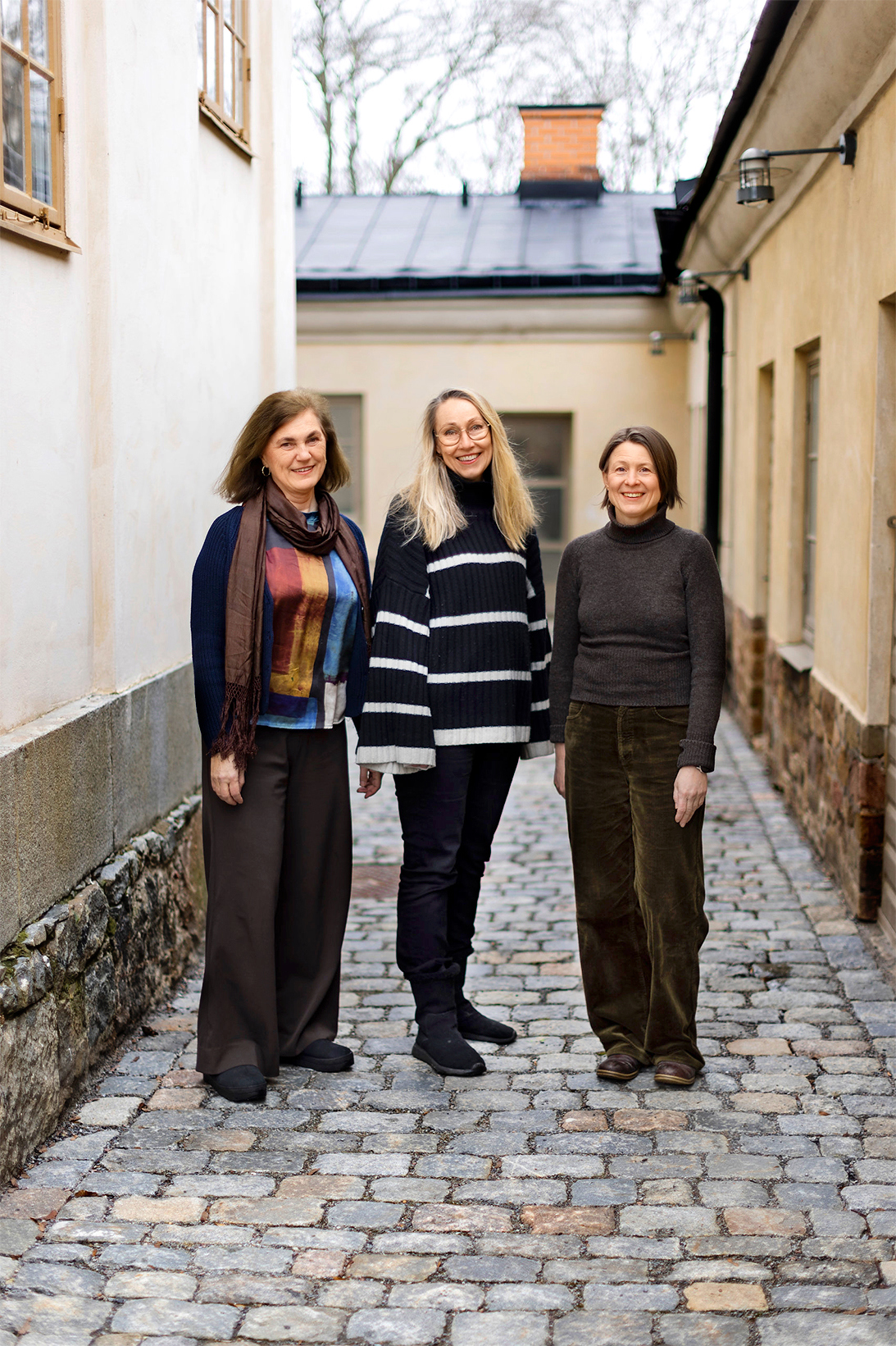 Fr v: Karin Svenonius, Malin Lindström och Anna Enberg.