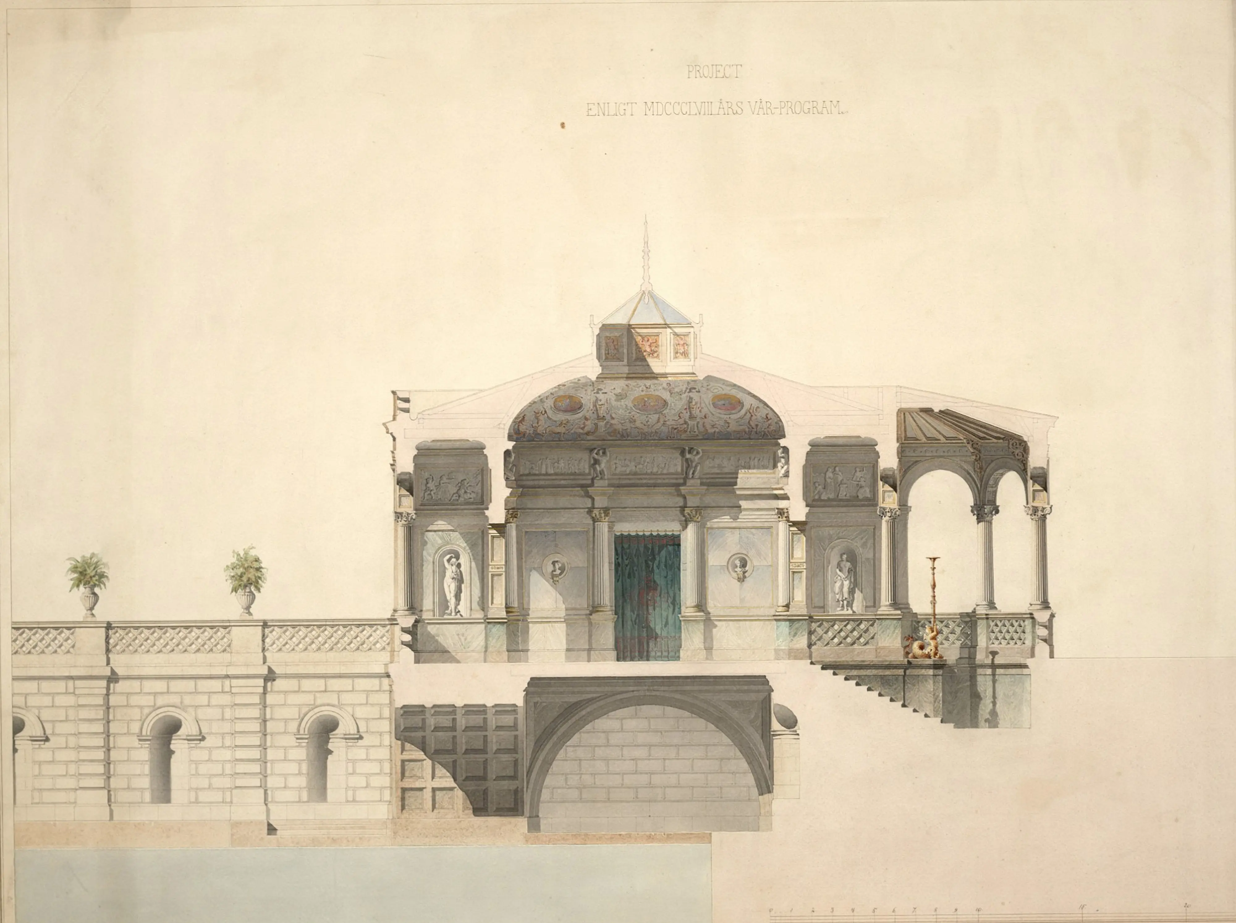 Elevarbete av Helgo Zettervall från 1860.