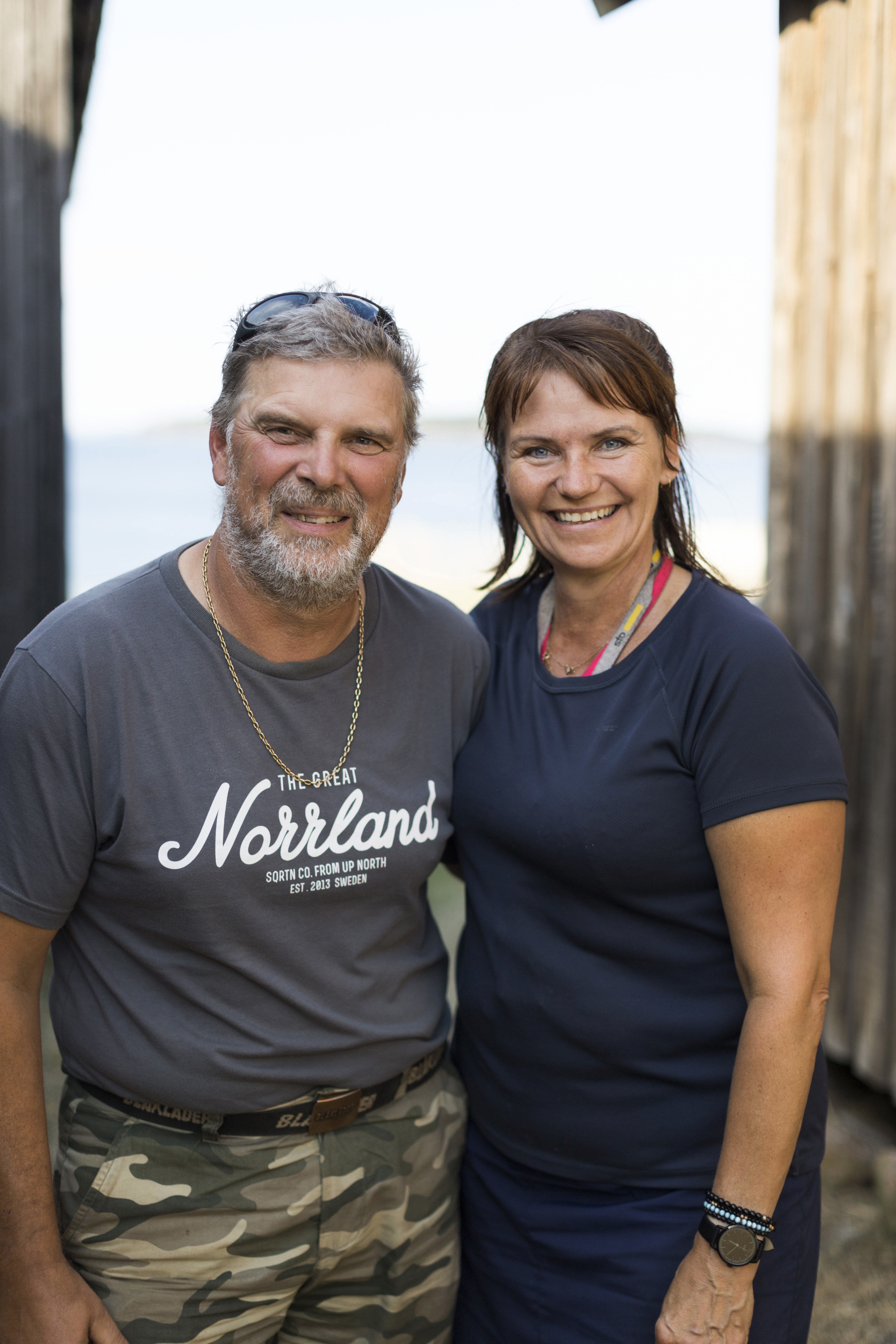 Romert och Martina Längert driver Sandvikens fiskeläge.