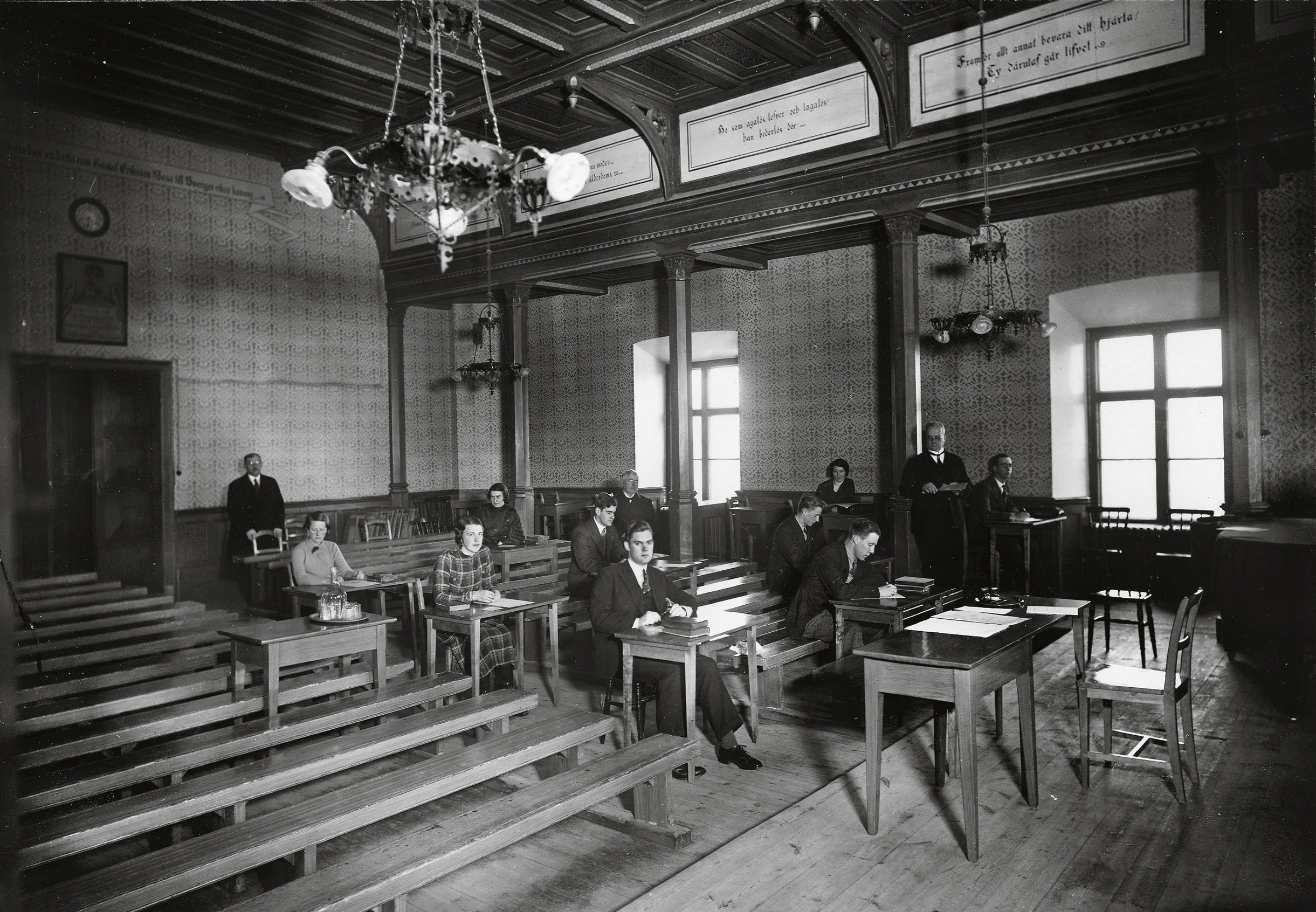 RIkssalen i Roggebogen användes förr som skolsal.