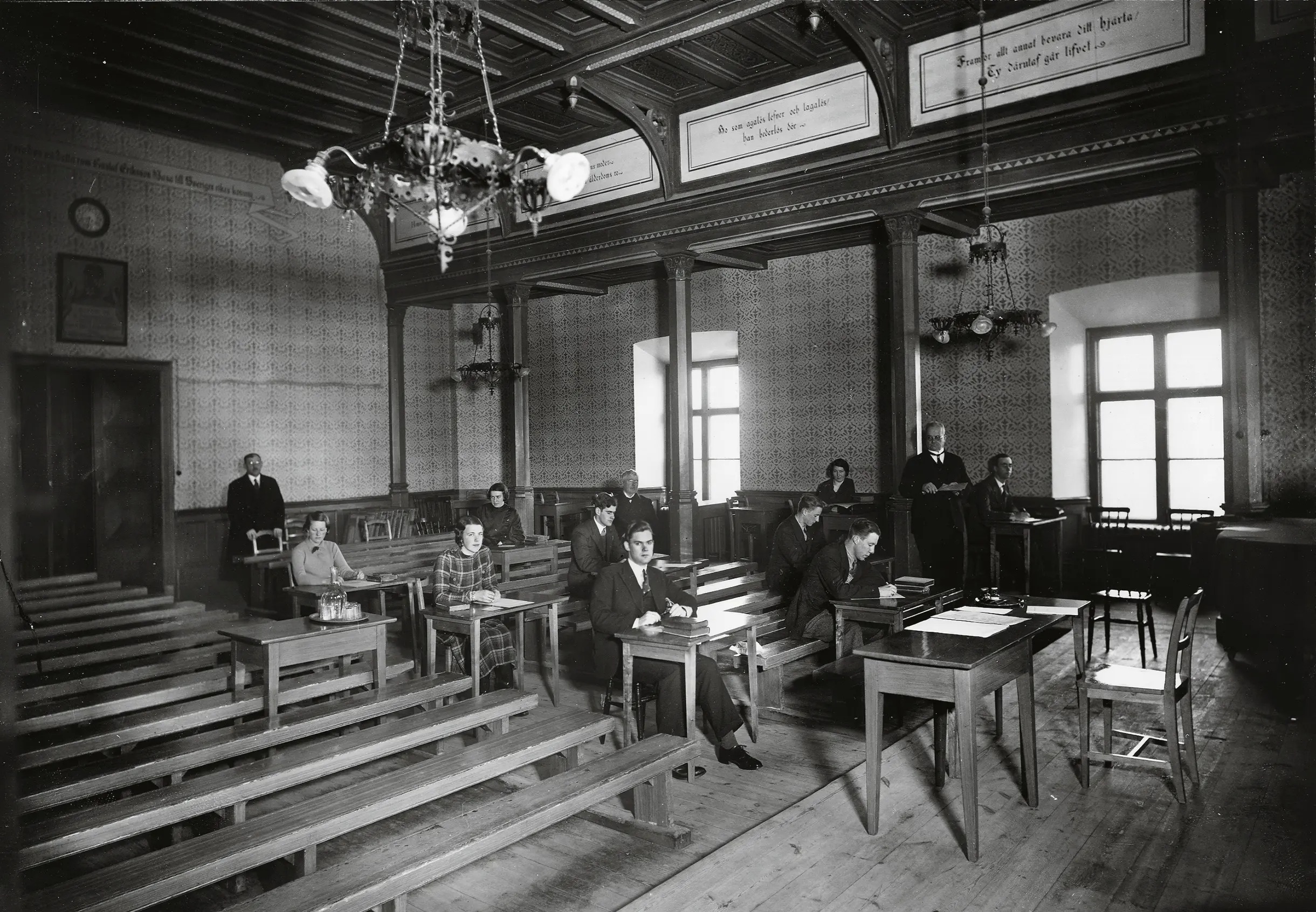 RIkssalen i Roggebogen användes förr som skolsal.