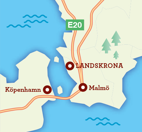 Karta Landskrona