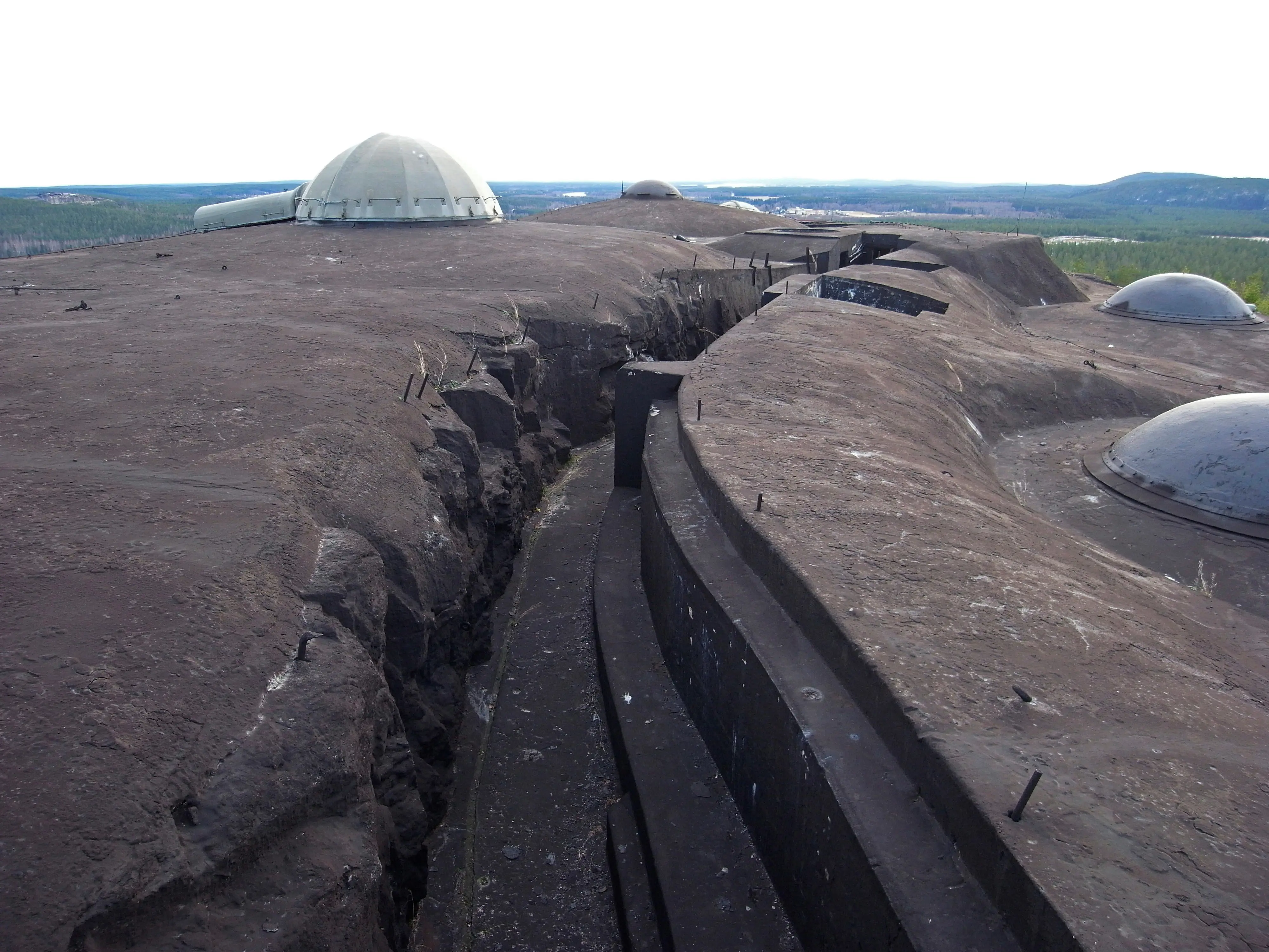 Värn och kanonplatser på Bodens fästning.