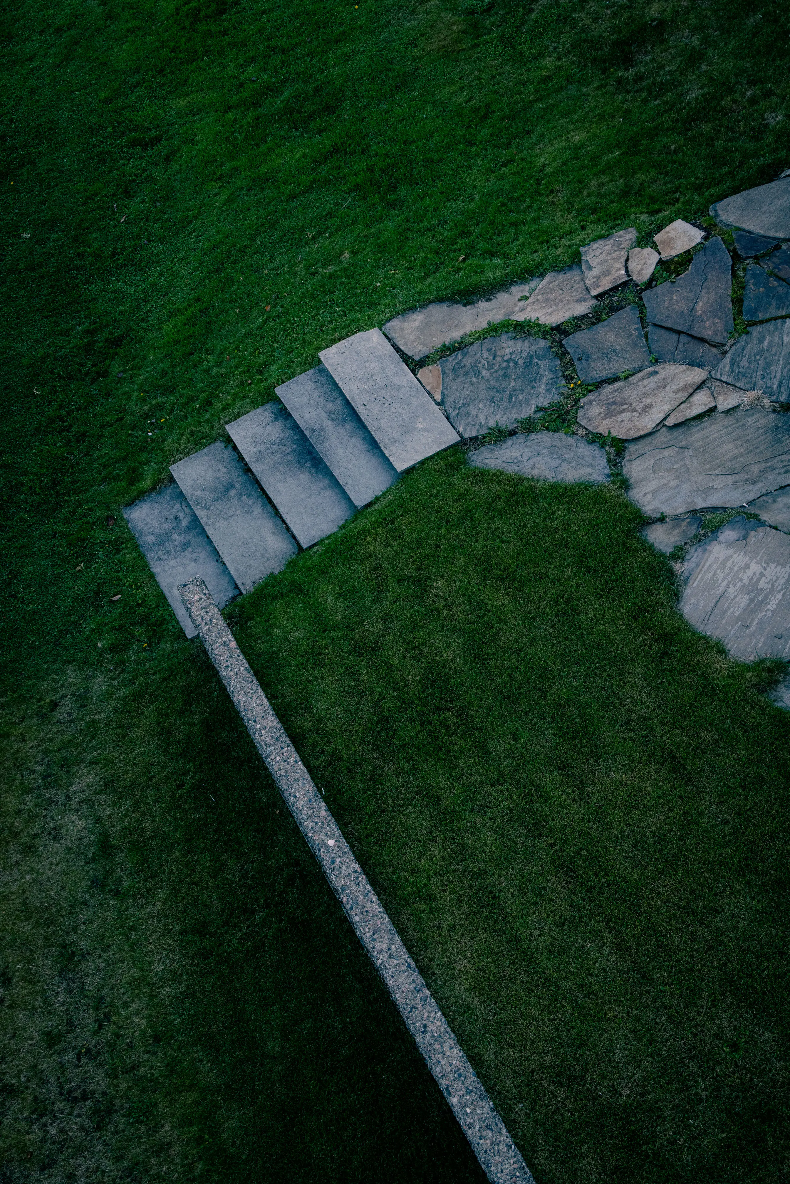 Detalj från parken runt Voksenåsen.