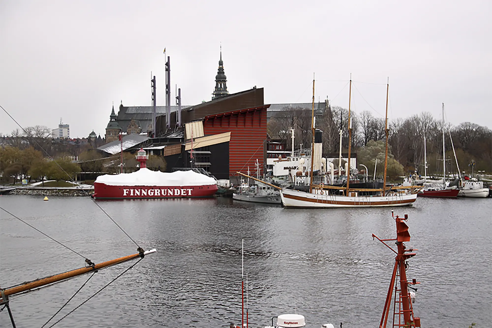 Vy över Vasamuseet