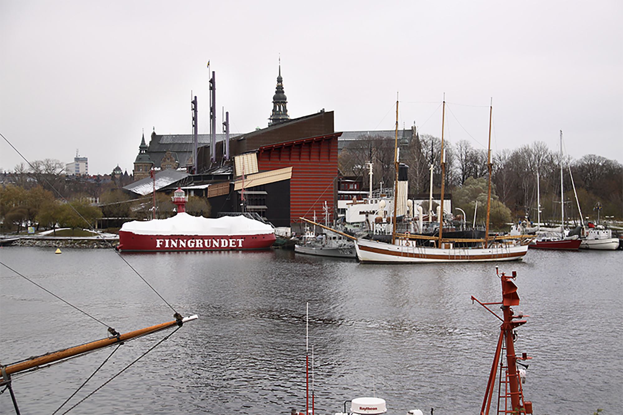 Vy över Vasamuseet