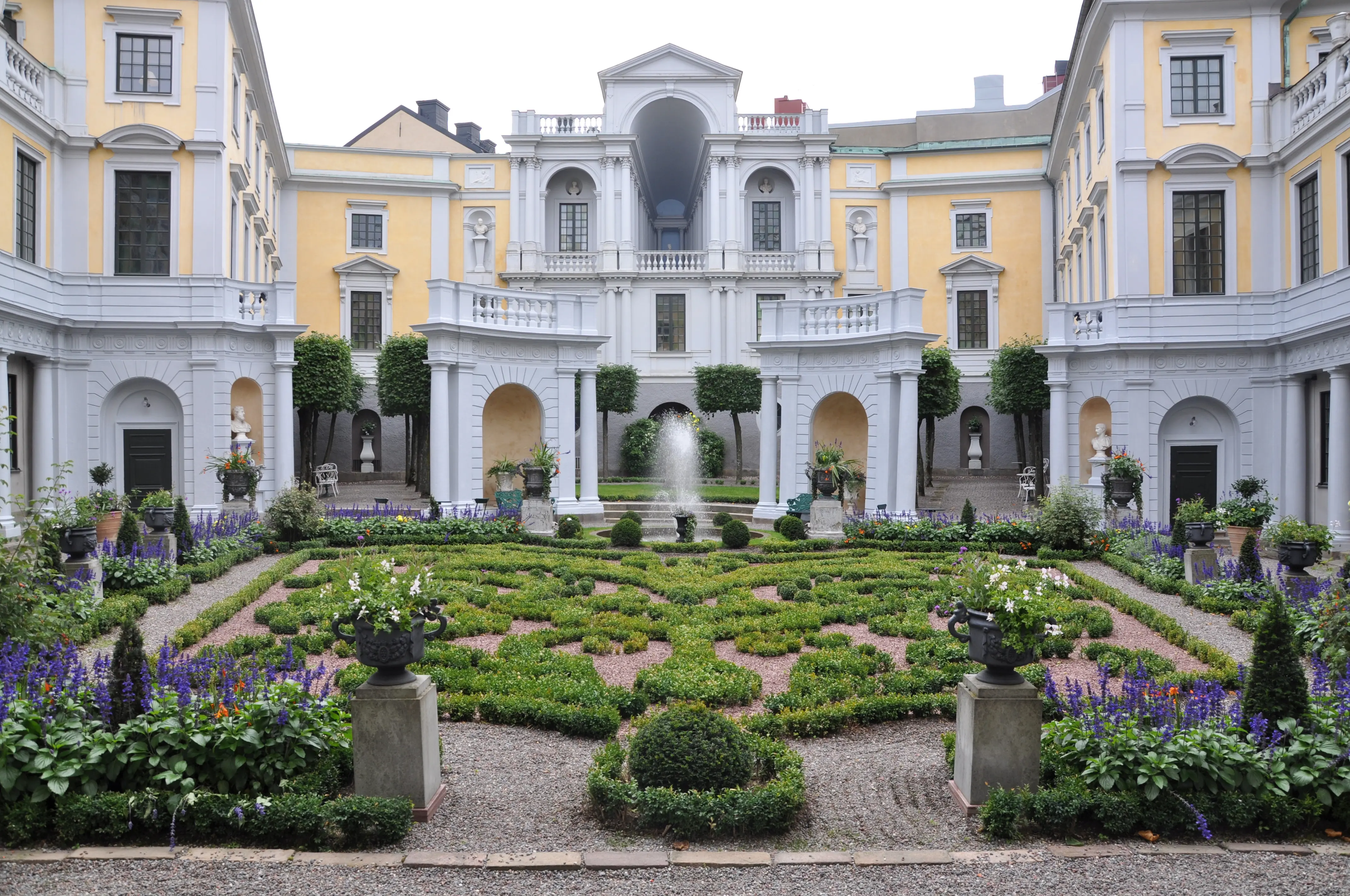 Barockträdgården i Tessinska palatset.