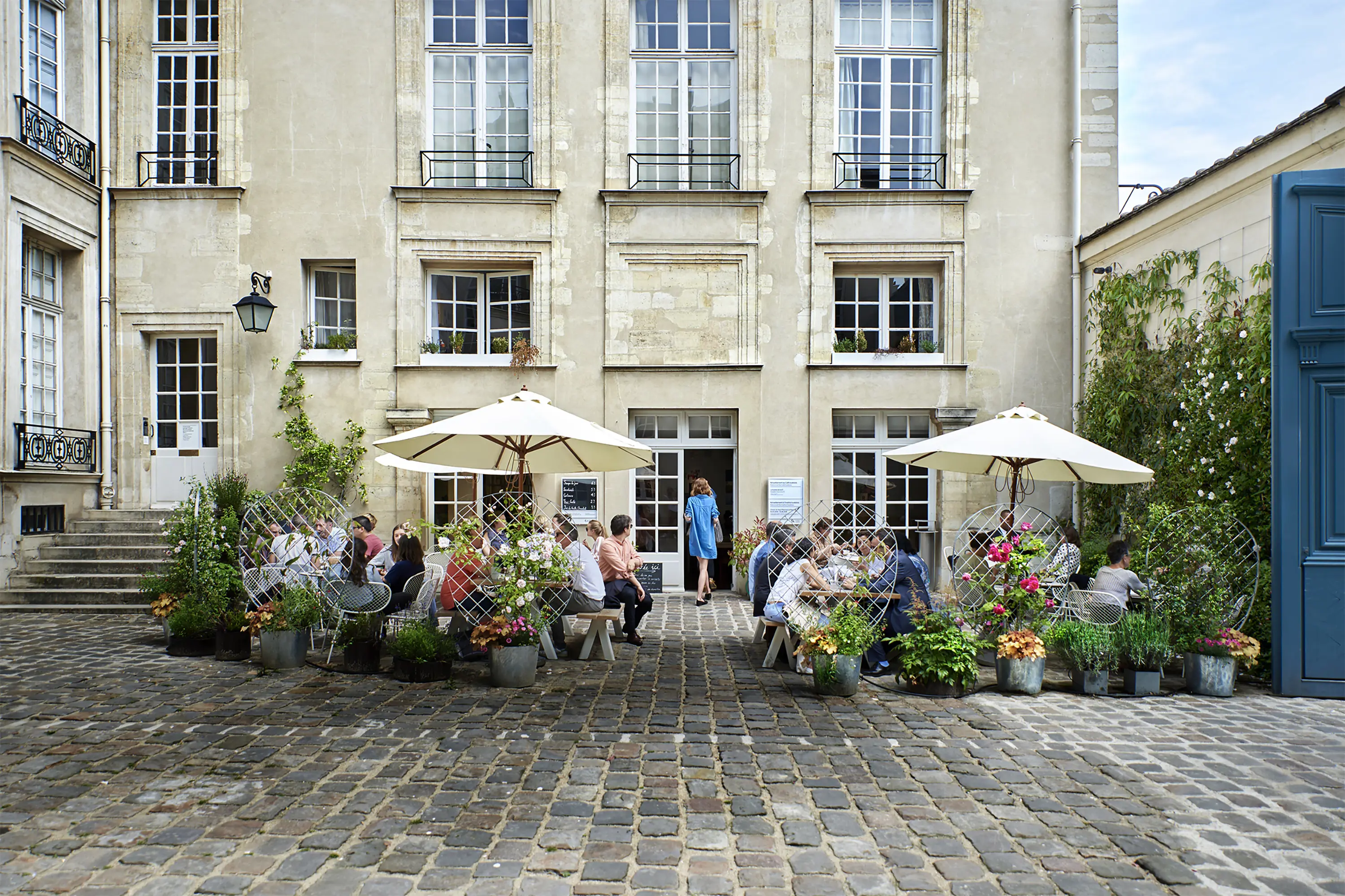 Gården till Hôtel de Marle, palatset där Svenska institutet i Paris håller till.