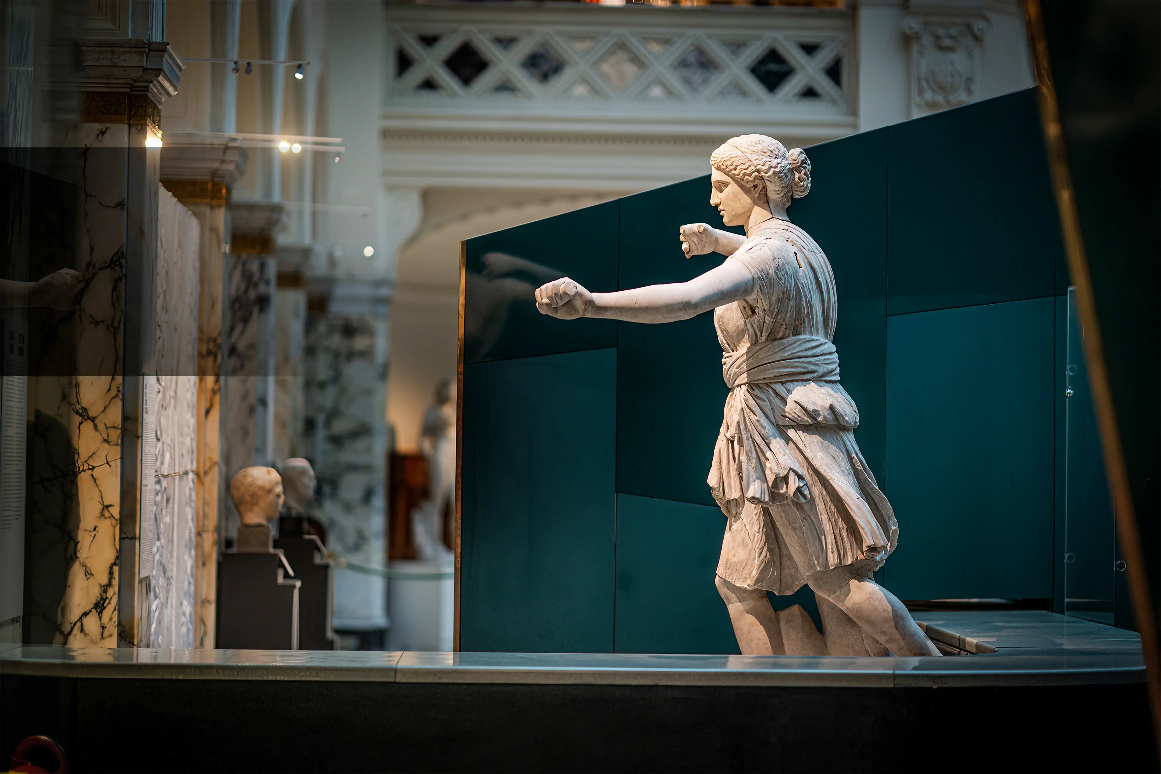 Staty på Medelhavsmuseet
