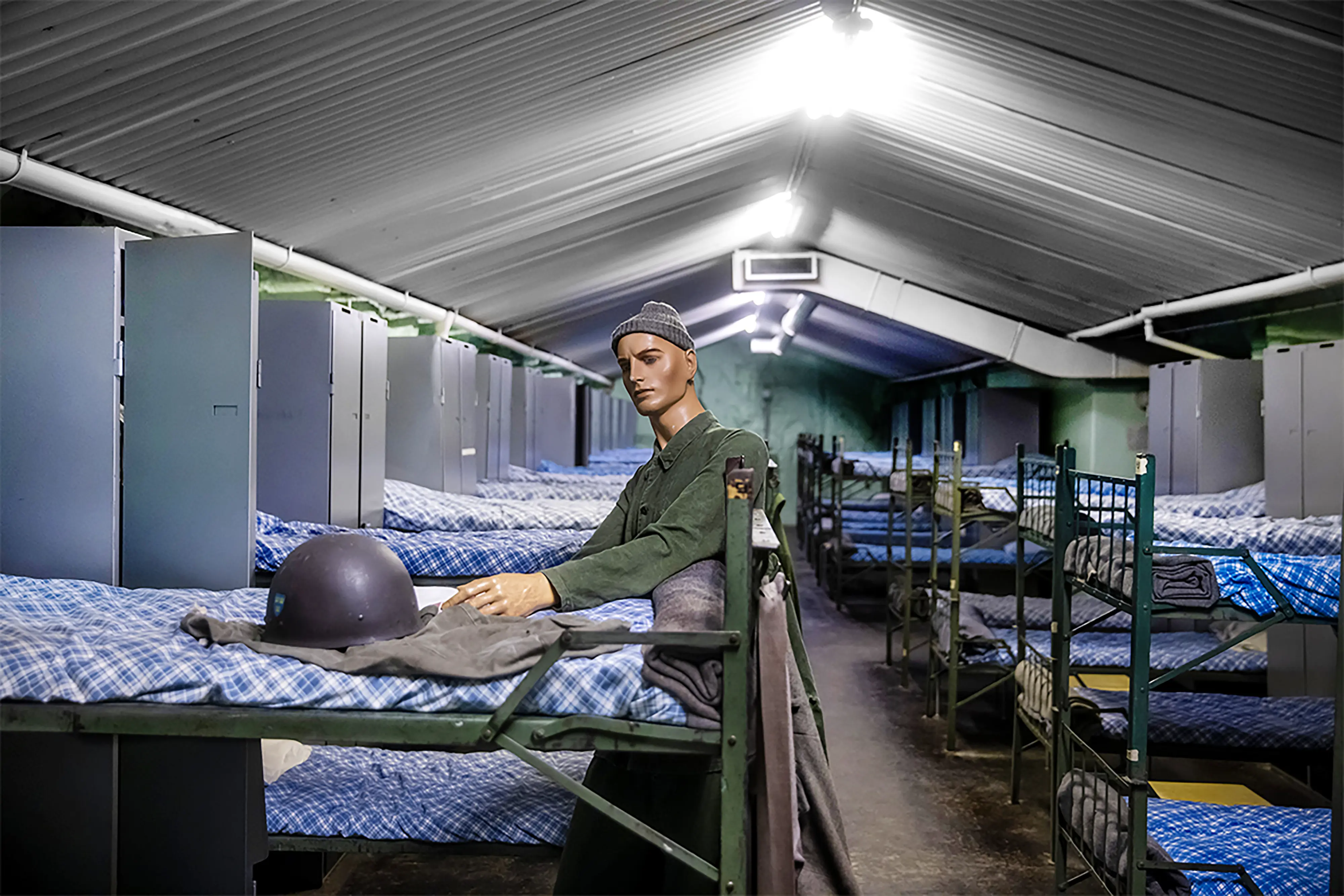 Exempel på interiör i Bodens fort, hämtat från Rödbergsfortet.