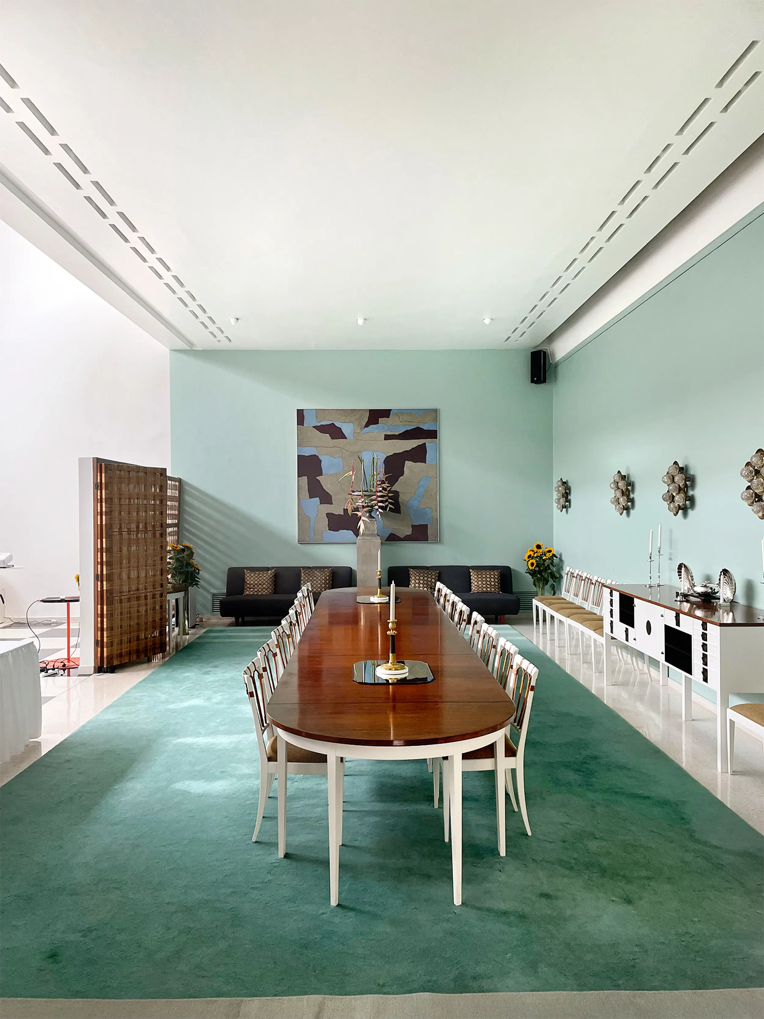 Representationsmatsal i den svenska ambassaden i New Delhi